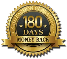 180 day money back guarantee